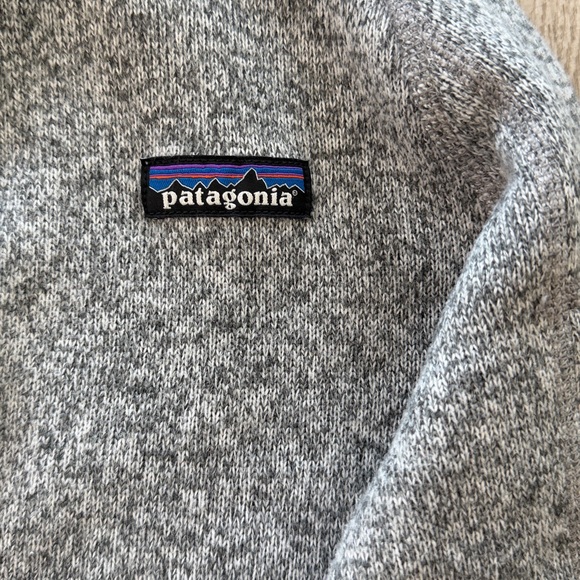Patagonia Heather Gray Half-Zip Fleece Pullover Small - Picture 3 of 5